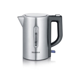 Severin, Severin WK 3647 Wasserkocher schnurlos, BPA-frei Edelstahl, Schwarz, SEVERIN, Wasserkocher, Severin WK3647 Wasserkocher, Produkte & Wohnen