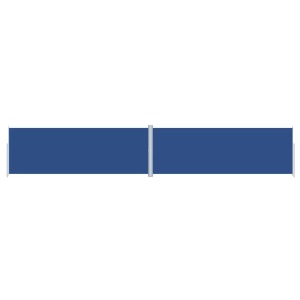 vidaXL, vidaXL Seitenmarkise Ausziehbar Blau 220x1200 cm, vidaXL Seitenmarkise Ausziehbar Blau 220x1200 cm