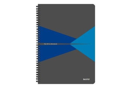 Leitz, LEITZ Collegeblock Office Card A4 46470035 blau kariert, Leitz Collegeblock Office Card, A4, blau, kariert, 4647-00-35