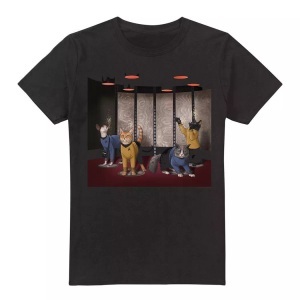 Star Trek, Star Trek - Beam Meow Up TShirt, für Herren, Schwarz, Größe 3XL