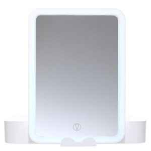 Ailoria, Ailoria - Beauty Box Belle mit LED-Spiegel - Weiss, AILORIA Kosmetikspiegel »Belle Weiss«, (2 St.)