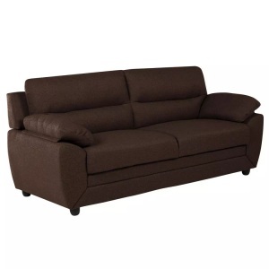 Vente-unique, Sofa 3Sitzer Stoff MANOA Sofa 3Sitzer Stoff MANOA, Vente-unique - Sofa 3Sitzer Stoff MANOA, One Size, Braun