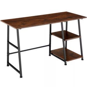 TecTake, Schreibtisch Paisley Schreibtisch Paisley, Tectake - Schreibtisch Paisley, 50 CM, Braun Medium