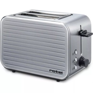 Rotel, Rotel U1663Ch Inox - Toaster (Chrom), Rotel Toaster Chrome Silber