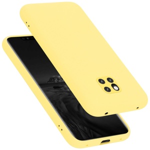 Cadorabo, Hülle für Huawei MATE 20 PRO TPU Silikon Liquid, Cadorabo - Hülle für Huawei MATE 20 PRO TPU Silikon Liquid, Gelb