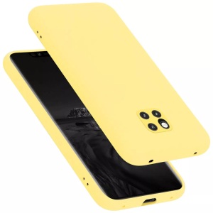 Cadorabo, Hülle für Huawei MATE 20 PRO TPU Silikon Liquid, Cadorabo - Hülle für Huawei MATE 20 PRO TPU Silikon Liquid, Gelb