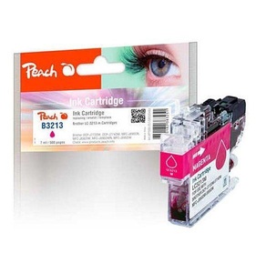 Peach, Peach Tintenpatrone magenta kompatibel zu Brother LC-3213M, Peach B3213 M Druckerpatrone XL ma ersetzt Brother LC-3213M für z.B. Brother DCPJ 572 DW, Brother DCPJ 774 DW, Brother MFCJ 895 DW, Brother DCPJ 770