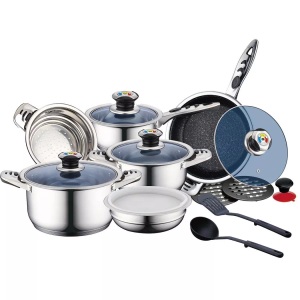Royalty Line, Kochgeschirr- und Küchenutensilien-Set - 16-teilig Kochgeschirr- und Küchenutensilien-Set - 16-teilig, Royalty Line - Kochgeschirr- und Küchenutensilien-Set 16-teilig, 16-teilig
