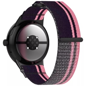 Cover-Discount, Cover-Discount - Google Pixel Watch 3 45mm Nylon Stoff Band flexibel mit Klett, Pink,