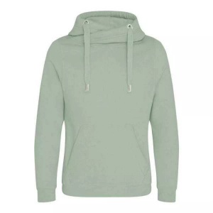 Awdis, Cross Neck Kapuzenpullover Unisex Grün XS, AWDis - Cross Neck Kapuzenpullover, für Herren, Grün, Größe XS