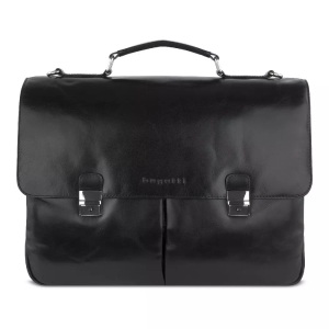 Bugatti, bugatti Aktentasche »ROMANO«, Bugatti - Romano Aktentasche L Schwarz, für Damen, One Size