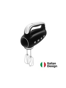 SMEG, SMEG HMF01 50's Style - Handmixer (Schwarz), SMEG Handmixer 50's Style HMF01BLEU Schwarz