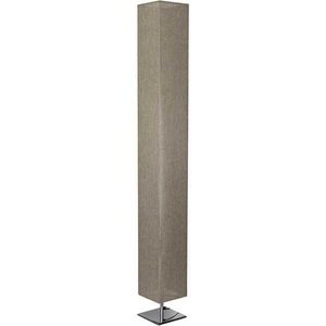 Salesfever, SalesFever - Stehlampe eckig 120 cm - Beige, Stehlampe eckig beige 120