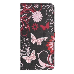 Cover-Discount, iPhone 12 mini - Leder Hülle Schmetterling, 