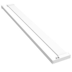 vidaXL, vidaXL Duschablage für Begehbare Dusche Weiß 100 cm Aluminium, 