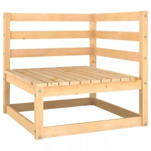 vidaXL, vidaXL Garten-Ecksofa Kiefer Massivholz, vidaXL Garten-Ecksofa Massivholz Kiefer