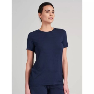 Schiesser, Shirt kurzarm Modal blau - Mix+Relax 40, Shirt kurzarm Modal blau - Mix+Relax 40