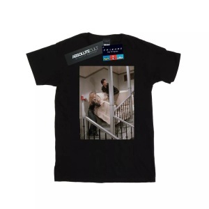 FRIENDS, Sofa Stairs Photo Tshirt Unisex Schwarz XXL, Friends - TShirt, für Herren, Schwarz, Größe XXL