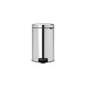 BRABANTIA, Brabantia Treteimer NewIcon Brilliant, Brabantia Mülleimer »NewIcon 20 l, Brilliant Steel«, 1 Behälter