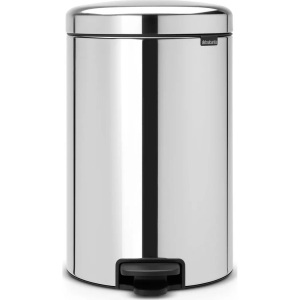BRABANTIA, Brabantia Treteimer NewIcon Brilliant, Brabantia Mülleimer »NewIcon 20 l, Brilliant Steel«, 1 Behälter