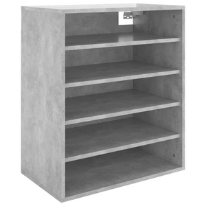 vidaXL, vidaXL Schuhschrank Betongrau 60x35x70 cm Spanplatte