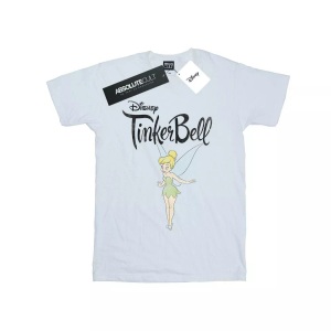 Disney, Tinker Bell Flying Tink Tshirt Unisex Weiss 128, Disney - Tink TShirt, 128, Weiss