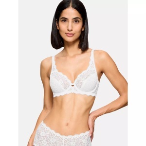 Triumph - Bügel-BH W AMOURETTE, für Damen, Beton-Optik / Weiss, Größe 105/D