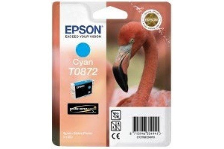 Epson, Original Tintenpatrone cyan Epson T0872, C13T08724010, Epson Tintenpatrone, blau, HiGloss2, Ultrachrome, C13T08724010, (11.4 ml)