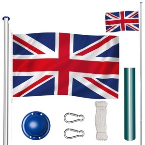 TecTake, Aluminium Fahnenmast Höhenverstellbar Unisex ONE SIZE, Tectake - Aluminium Fahnenmast höhenverstellbar, One Size
