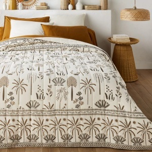 LA REDOUTE INTERIEURS, Tagesdecke Fayoum Tagesdecke Fayoum, La Redoute Intérieurs - Tagesdecke Fayoum, 180X230CM, Beige