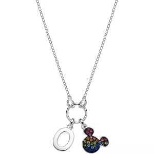 Disney, Halskette Mit Anhänger Damen Silber 38+2CM, Disney - Halskette mit Anhänger, Mickey Mouse, 38+2CM, Silber