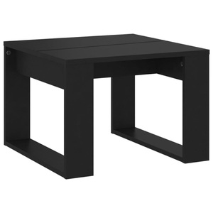 vidaXL, vidaXL Beistelltisch Schwarz 50x50x35 cm Spanplatte