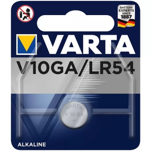 Varta, Lithium Batterie V10GA/LR54, 1,5V - 1 Stück, VARTA Knopfzelle V10GA,1,5V 4274101401 50 mAh 1 Stück
