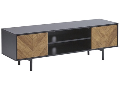 Beliani, TV-Möbel aus Faserplatte Rustikal SALINA TV-Möbel aus Faserplatte Rustikal SALINA, Beliani - TV-Möbel aus Faserplatte Rustikal SALINA, One Size, Light Beige