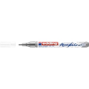 edding, EDDING Acrylmarker 5300 1-2mm 5300-923 silber sdm, Edding Acrylmarker 5300, 1-2mm, silber sdm, 5300-923