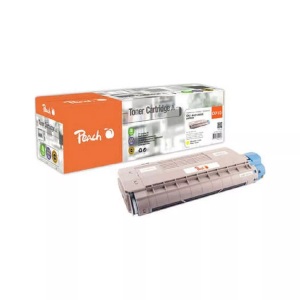 Peach, Peach Tonermodul gelb kompatibel zu OKI 44318605, Peach O4431/28/34/4391 Toner ye ersetzt OKI 44318605 für z.B. OKI C 710 CDTN, OKI C 710 DN, OKI C 710 DTN, OKI C 710 N, OKI C 711 CDTN