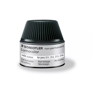 Staedtler, STAEDTLER Lumocolor non-perm. 48715-9 schwarz, Staedtler Lumocolor, non-permanent, schwarz, 48715-9