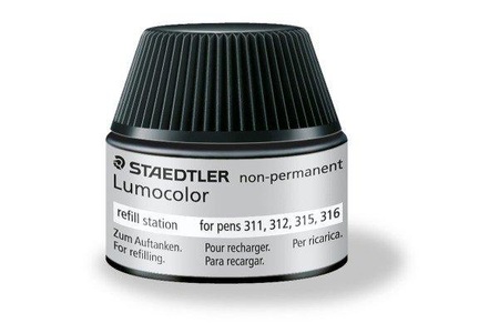 Staedtler, STAEDTLER Lumocolor non-perm. 48715-9 schwarz, Staedtler Lumocolor, non-permanent, schwarz, 48715-9