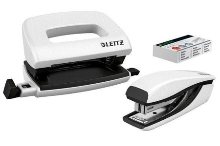 undefined, Leitz NeXXt 55612001 stapler Pearl,White, Leitz Locher/Hefter NeXXt, perlweiss, Set, 5561-20-01