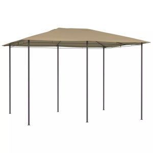 vidaXL, vidaXL Pavillon 3x4x2,6 m Taupe 160 g/m², vidaXL Pavillon 3x4x2,6 m Taupe 160 g/m²