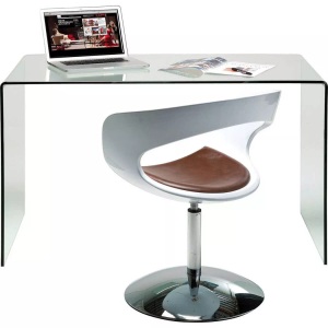 Kare Design, Clear Club Schreibtisch 125x60cm, Clear Club Schreibtisch 125x60cm