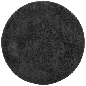 vidaXL, vidaXL Teppich Shaggy Hochflor Modern Anthrazit Ø 240 cm