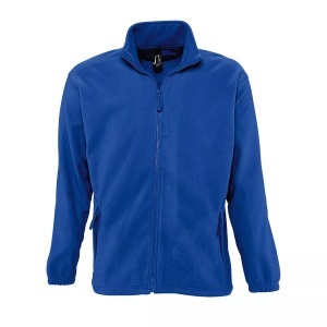 SOL's, SOLS Fleecejacke »Herren Outdoor Fleece Jacke North«, SOLS - Outdoor Fleece Jacke North, für Herren, Königsblau, Größe XL