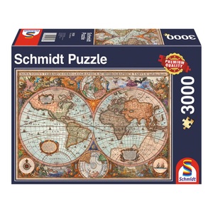 undefined, Antike Weltkarte (Puzzle), Puzzle Antike Weltkarte