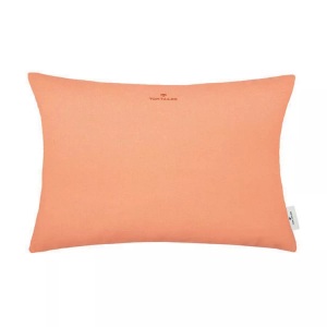 Tom Tailor, TOM TAILOR Kissenhülle »Dove Signature«, (1 St.), Zierkissenbezug Dove Signature Orange Baumwolle/Polyester 40 cm 60 cm