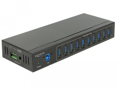 Delock, DeLock USB-Hub Industrie Hub 63919, DeLock - Delock, Schwarz