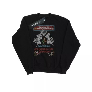Disney, 101 Dalmatians Retro Poster Sweatshirt Herren Schwarz 3XL, Disney - 101 Dalmatians Sweatshirt, für Herren, Schwarz, Größe 3XL