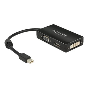 Delock, DeLock Mini-Displayport - Hdmi/dvi/vga Adapter, Delock Multiadapter Mini-DisplayPort - HDMI/DVI-D/VGA