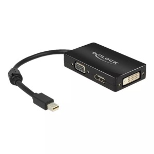 Delock, DeLock Mini-Displayport - Hdmi/dvi/vga Adapter, Delock Multiadapter Mini-DisplayPort - HDMI/DVI-D/VGA