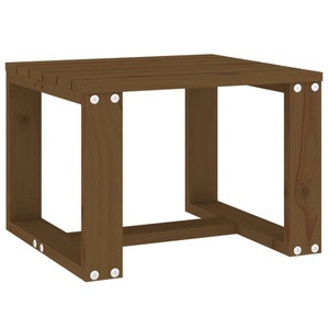 vidaXL, vidaXL Garten-Beistelltisch Honigbraun 40x38x28,5 cm Massivholz Kiefer, vidaXL Garten-Beistelltisch Honigbraun 40x38x28,5 cm Massivholz Kiefer